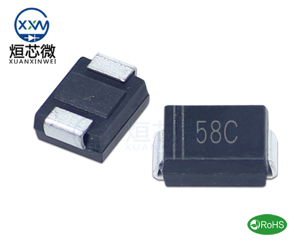 P6SMB58CA參數(shù),TVS二極管P6SMB58CA瞬態(tài)(變)抑制二極管