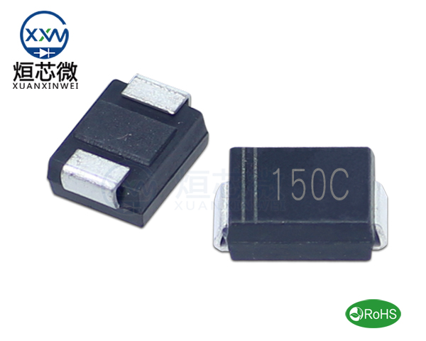 P6SMB150CA參數,TVS二極管P6SMB150CA瞬態(變)抑制二極管