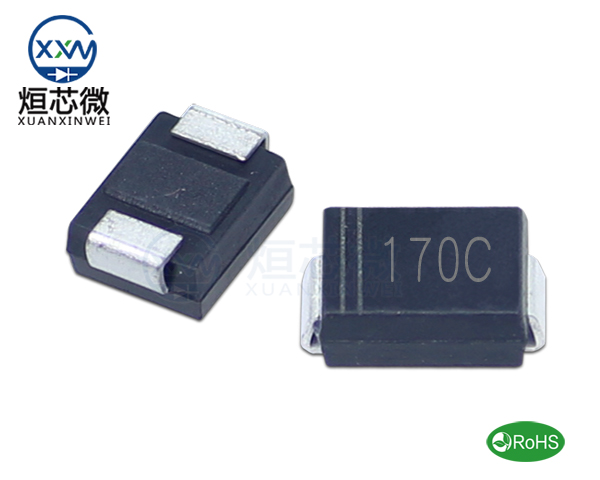 P6SMB170CA參數,TVS二極管P6SMB170CA瞬態(變)抑制二極管