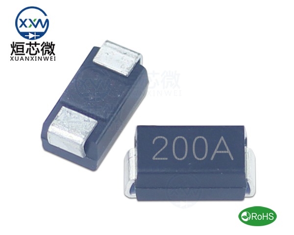 P4SMA200A參數(shù),TVS二極管P4SMA200A瞬態(tài)(變)抑制二極管